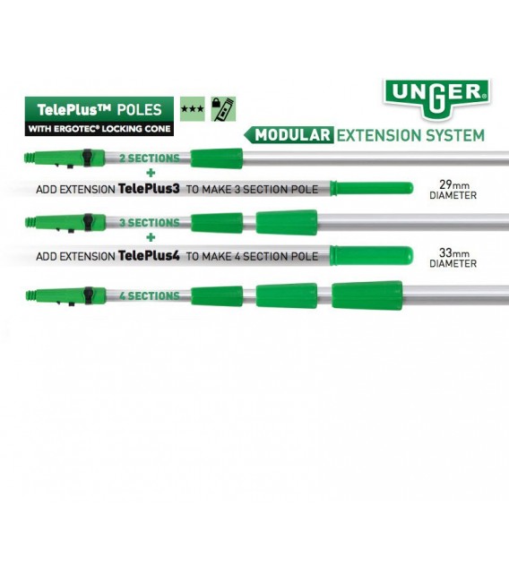 TD370 ΚΟΝΤΑΡΙ ΤΖΑΜΙΩΝ TELEPLUS BASE 3x1.25m UNGER