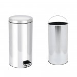 ΚΑΔΟΣ ΜΕ ΠΕΝΤΑΛ SOFT CLOSE INOX DESIGN 18LT PAM