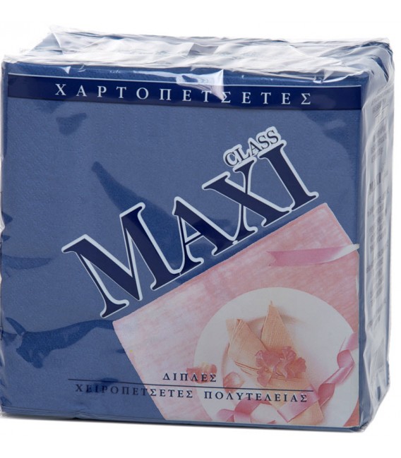 ΧΑΡΤΟΠΕΤΣΕΤΑ ΠΟΛΥΤΕΛΕΙΑΣ 2Φ ΜΠΛΕ 33x33 80Τ MAXI