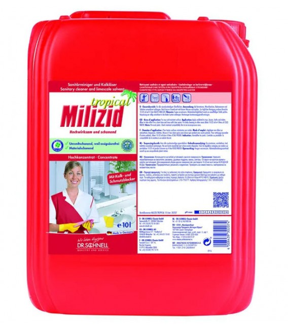 DR.S MILIZID TROPICAL ΜΕ ΑΡΩΜΑ ΚΑΡΥΔΑΣ 10LT