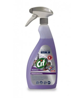 CIF PROFESSIONAL SAFEGUARD 2 in 1 ΚΑΘΑΡΙΣΤΙΚΟ ΑΠΟΛΥΜΑΝΤΙΚΟ 750ml